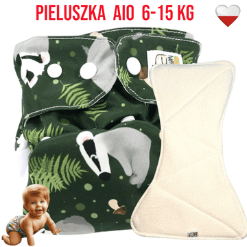 shumee Večnamenske plenice Coolmax Pocket Badgers NappiMe