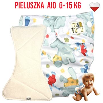 shumee AIO žep za plenice za večkratno uporabo Bamboo NappiMiś NappiMe
