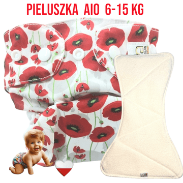 shumee Večnamenski žep za plenice AIO iz mikroflisa MAKI NappiMe