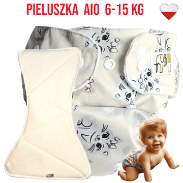 shumee NappiMe AIO žep za večkratno uporabo iz bambusa, MUCA