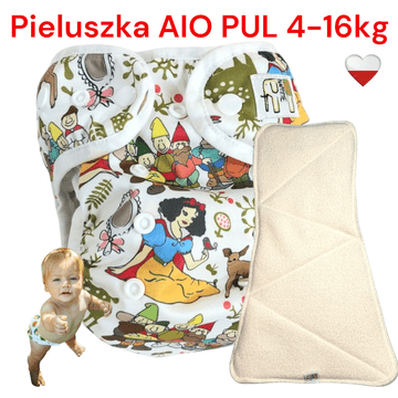 shumee AIO PUL plenica za večkratno uporabo SNOW WHITE NappiMe
