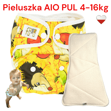 shumee AIO PUL HEDGEHOG Plenice za večkratno uporabo NappiMe