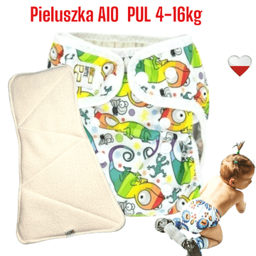 shumee Plenice za večkratno uporabo AIO PUL KAMELEONY NappiMe
