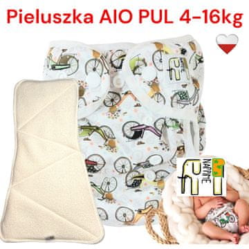 shumee AIO PUL Plenice za večkratno uporabo ROWERY NappiMe