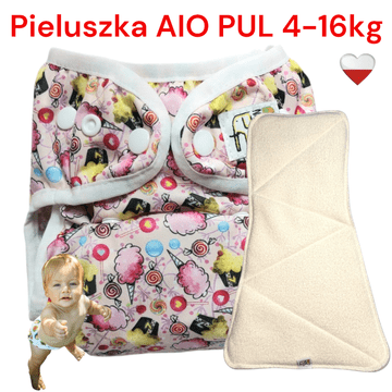 shumee Plenice za večkratno uporabo AIO PUL CANDY NappiMe