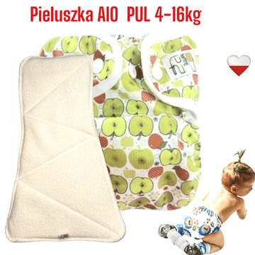 shumee Plenice za večkratno uporabo NappiMe AIO PUL Apples