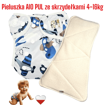 shumee NappiMe AIO PUL plenica za večkratno uporabo z letalskimi krili