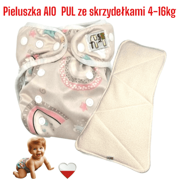shumee NappiMe AIO PUL plenica za večkratno uporabo z mavričnimi krili
