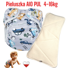 shumee AIO PUL CARS plenice za večkratno uporabo NappiMe
