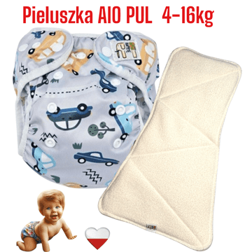 shumee AIO PUL CARS plenice za večkratno uporabo NappiMe