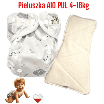 shumee Plenice za večkratno uporabo AIO PUL GĄSKI NappiMe