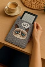 Bertoni Arco Design 6-7" etui za e-knjige - EcoFilc, brez tiska, siv, primeren za Kindle / PocketBook