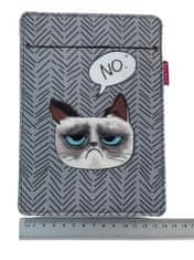Bertoni Arco Design 6-7" etui za e-knjige - EcoFilc, brez tiska, siv, primeren za Kindle / PocketBook