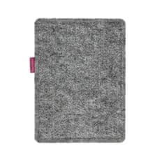 Bertoni Arco Design 6-7" etui za e-knjige - EcoFilc, potisk mačje mete, siv, primeren za Kindle / PocketBook