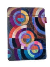 Bertoni Arco Design 6-7" etui za e-knjige - EcoFelt, krožni potisk, siv, primeren za Kindle / PocketBook