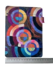 Bertoni Arco Design 6-7" etui za e-knjige - EcoFelt, krožni potisk, siv, primeren za Kindle / PocketBook