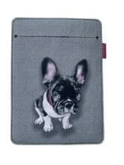 Bertoni Arco Design 6-7" etui za e-knjige - EcoFilc, potisk Chester, siv, primeren za Kindle / PocketBook