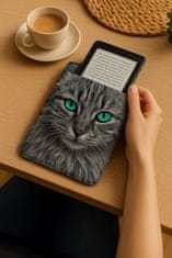 Bertoni Arco Design 6-7" etui za e-knjige - EcoFilc, potisk Baltazar, siv, primeren za Kindle / PocketBook