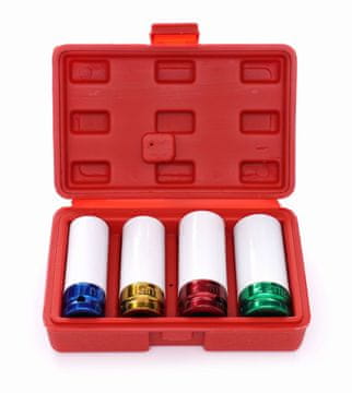 Kraft&Dele Komplet nastavkov za obroče 17/19/21/22 mm 1/2" KD10523