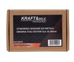 Kraft&Dele KD10870 WIDIA KOMPLET SVEDRAL ZA KOVINO/LES