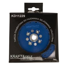 shumee Diamantni disk za posnemanje robov, brušenje M14 125x22,23 mm KD11229