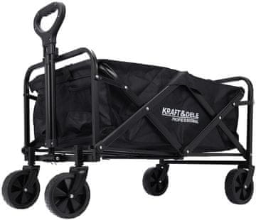 Kraft&Dele ZLOŽLJIV TRANSPORTNI VOZIČEK 90L KD3087