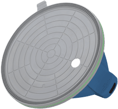 Polnilna prisesalna skodelica 200 mm 200 kg USB-C WDS2691