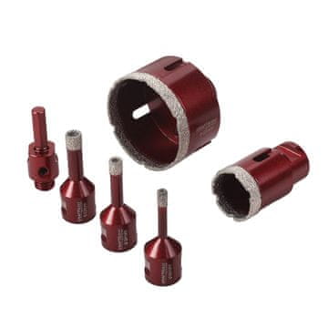 Kraft&Dele KOMPLET DIAMANTNIH LINURNIH ŽAG, 6-DELNI, 6–68 mm KD5953