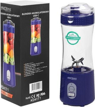 shumee Mešalnik z baterijo USB-C 380 ml / 2 x 3000 mAh KD4171