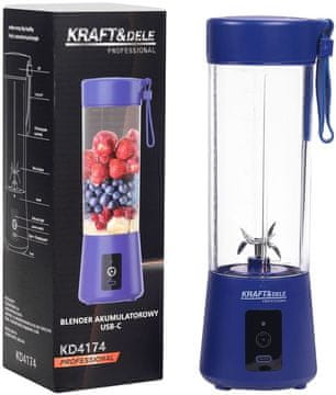 shumee Mešalnik z baterijo USB-C 400 ml / 2 x 3000 mAh KD4174