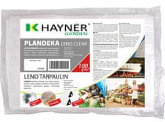 shumee Ponjava 3x4 m prozorna ojačana 100 g/m2