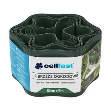 Cellfast Vrtni rob 10 cm 9 m temno zelen CellFast