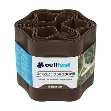 Cellfast Vrtni rob 15 cm 9 m rjav CellFast