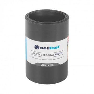 Cellfast Vrtna obroba CellFast iz grafita, ravna, 20 cm x 9 m