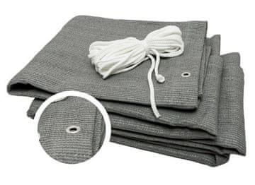 shumee Tkanina za zavese Deco Grey 0,9x5 m svetlo siva Lustan