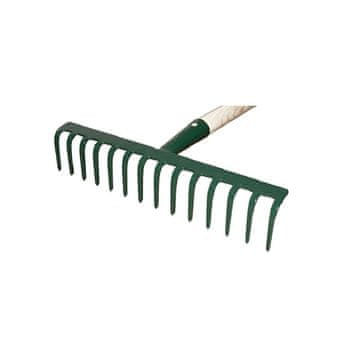 shumee Kard ploščate grablje 14-zobne brez ročaja