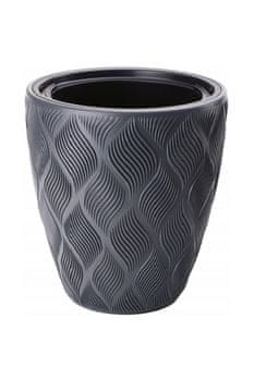 Form-Plastic Cvetlični lonec Flow 30 antracit OBRAZEC-PLASTIKA