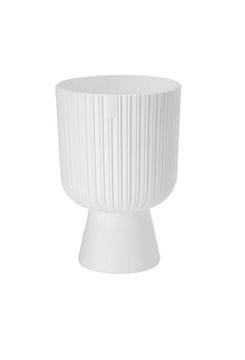 Form-Plastic Keli Mika Petit 14 cvetlični lonček bel OBLIŽNICA-PLASTIKA