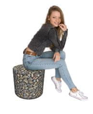 Bertoni Codura vodoodporna blazina za dom in vrt - vzorec kamenčkov, elegantna, udobna, stabilna, z zadrgo, 40 cm, Bertoni