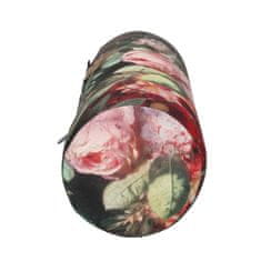 Bertoni Rehabilitacijska blazina Bouquet Ø15x40 cm - žamet, spominska pena, za oporo vratu in hrbta, Bertoni