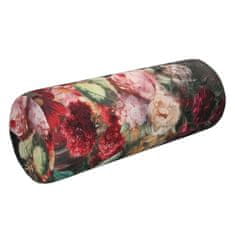 Bertoni Rehabilitacijska blazina Bouquet Ø15x40 cm - žamet, spominska pena, za oporo vratu in hrbta, Bertoni