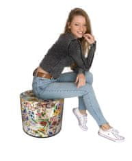 Bertoni Codura vodoodporna blazina za dom in vrt - vzorec Alicante, elegantna, udobna, stabilna, z zadrgo, 40 cm, Bertoni