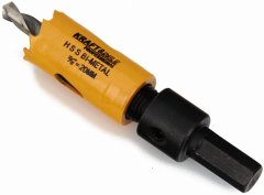 Kraft&Dele KOMPLET LINSKIH ŽAG ZA LES IN KOVINO 17-delni 19-76 mm + adapter KD10758