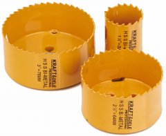 Kraft&Dele KOMPLET LINSKIH ŽAG ZA LES IN KOVINO 17-delni 19-76 mm + adapter KD10758