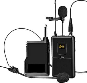 Mozos Brezžični mikrofonski sistem MOZOS MIC-UHF-SET