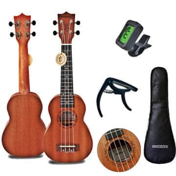 Mozos Komplet MOZOS GECKO sopran ukulele