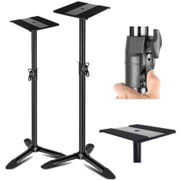 Mozos MOZOS MSS4-SET Komplet nastavljivih talnih stojal za zvočnike