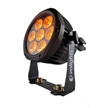 shumee EVOLIGHTS GLACIER 7 LED PAR 7x10W RGBWA-UV IP65 zunanja odrska razsvetljava