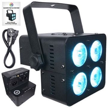 shumee LIGHT4ME QUADRO PAR 4x15W RGBW LED odrski reflektor