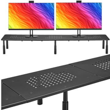 Mozos MOZOS SPM2 NAMIZNO STOJALO ZA DVA MONITORJA